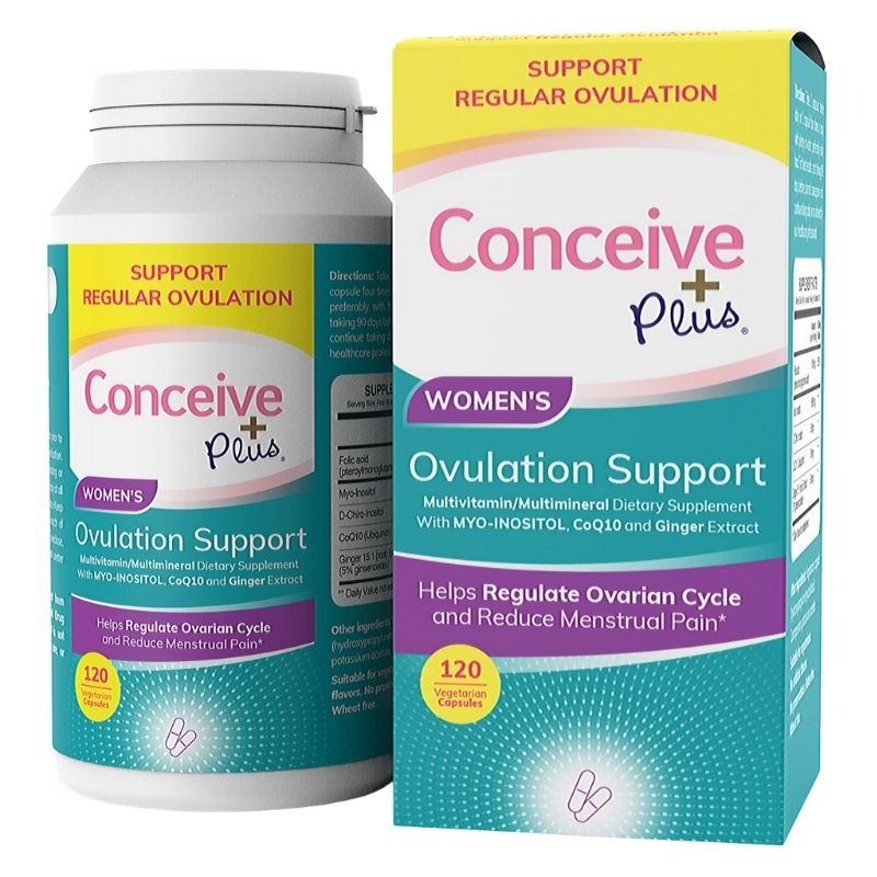 Ovulation Bundle - Female Fertility Supplement 60 Pills + Ovulation Support 120 
