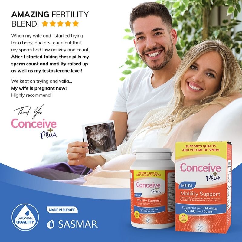 Conceive Plus Men's Motility Support 60 caps (US) (6 units)