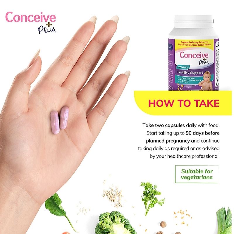 Conceive Plus Womens Fertility Support 60 Caps (6 units)