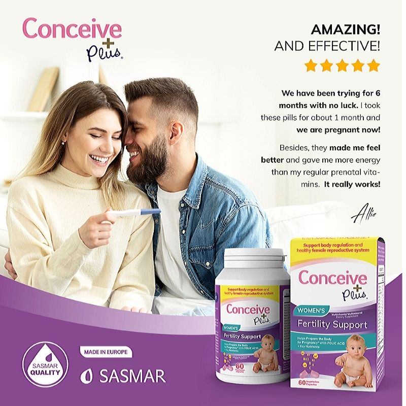Conceive Plus Womens Fertility Support 60 Caps (Ctn 24 units)