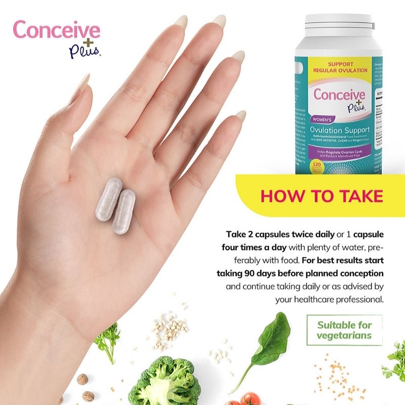 Conceive Plus Ovulation Support 120 caps (UK) (6 units)