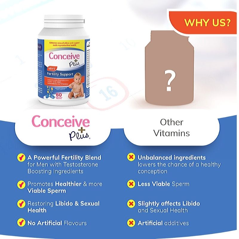 Conceive Plus Men's Fertility Support 60 Caps (GB)