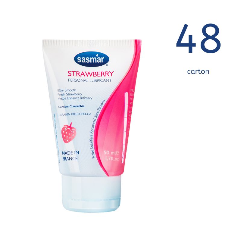 Strawberry Personal Lubricant 50ml/1.7oz Tube (Carton 48)