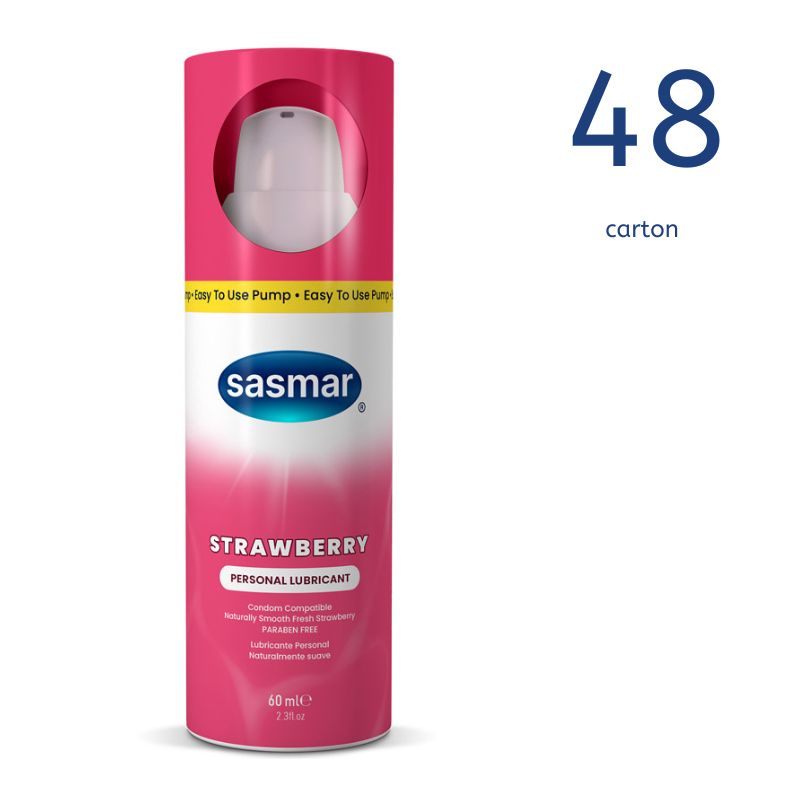 Strawberry Personal Lubricant 60ml/2.3oz Pump (Carton 48)