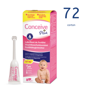 [29337213008642] Conceive Plus 8x4g French/Dutch (Carton 72)