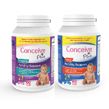 [CMB87071] Conceive Plus Men's Fertility Support 60 Caps & Womens Fertility Support 60 Caps **His/Hers Deal**