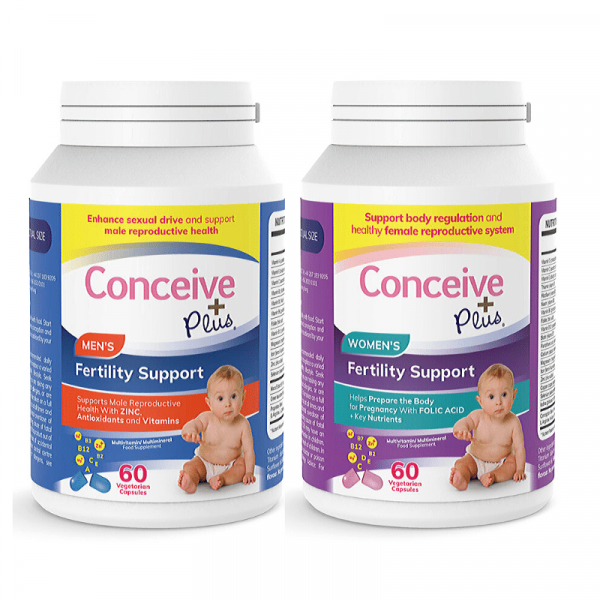 Conceive Plus Men's Fertility Support 60 Caps &amp; Women's Fertility Support 60 Caps (GB) **His/Hers Deal**