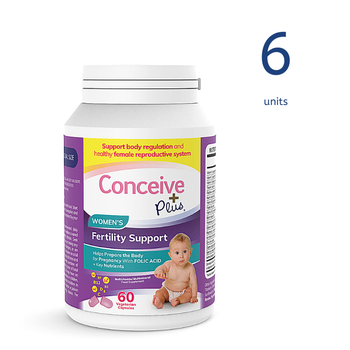 [19337213007082] Conceive Plus Women's Fertility Support 60 Caps (6 units) (GB)