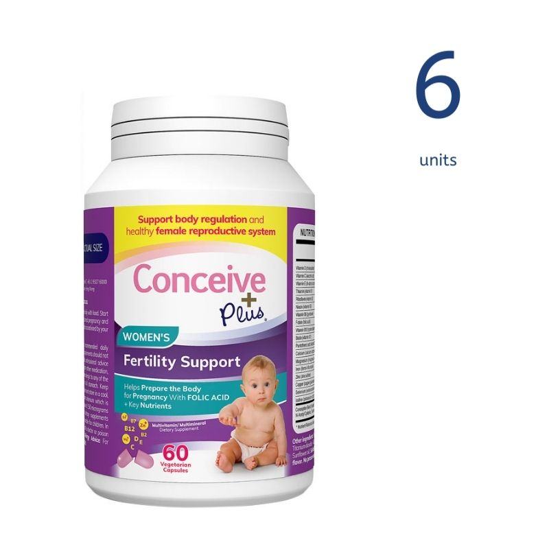 Conceive Plus Women's Fertility Support 60 Caps (6 units) (AU)
