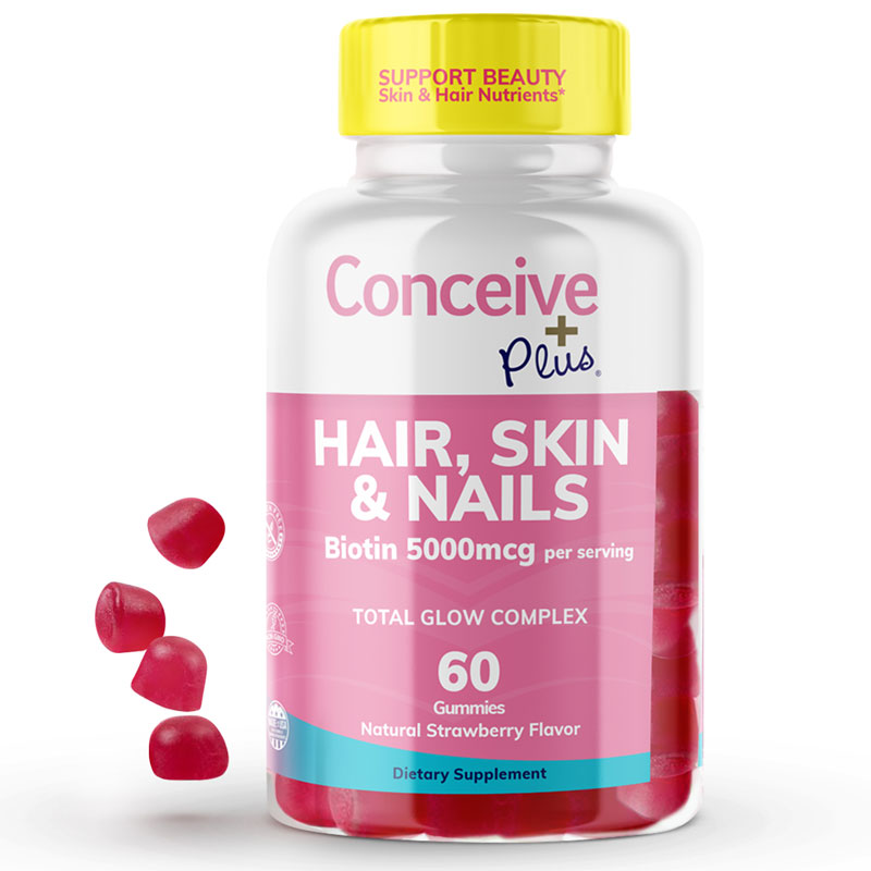 Conceive Plus Hair, Skin &amp; Nails Gummy (US)